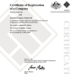 Certificate Australia